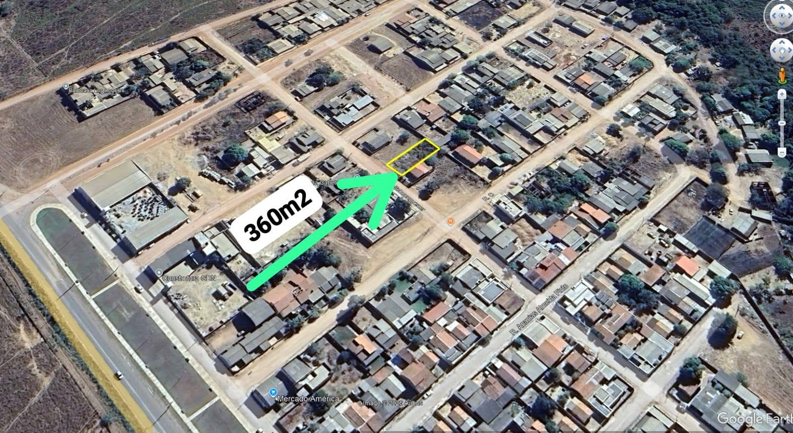 Área urbana - 360 m2