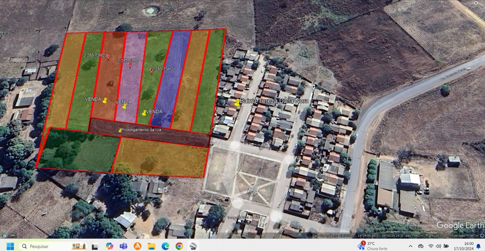 Áreas Urbanas - 2.285 M2 CADA LOTE